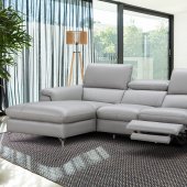 Serena Sectional Sofa in Premium Leather by J&M