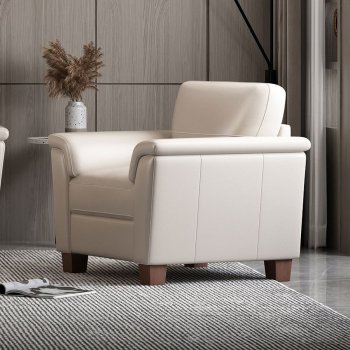 Pacific Palisades Chair LV01301 Beige Leather Mi Piace [MPAC-LV01301 Pacific Palisades]