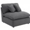 Hobson Sectional Sofa 551455 in Charcoal Fabric by Coaster