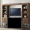 Andria TV Stand 91623 in Reclaimed Oak Finish by Acme w/Options