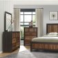 Cooper Bedroom Set 5Pc 2059 in Acacia & Ebony by Homelegance