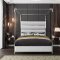 Encore Bed in White Faux Leather by Meridian w/Options