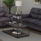 Meagan Sofa & Loveseat Set 506564 in Charcoal by Coaster