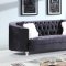 LCL-008 Sofa & Loveseat Set in Dark Gray Velvet