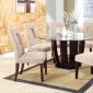 Lauren Dinette Set 5Pc w/Glass Top & Optional Side Chairs