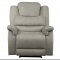 Shola Motion Sofa 9848GY-3 in Gray by Homelegance w/Options