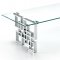 Alexis Coffee Table 231 Clear Glass Top by Meridian w/Options