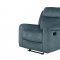 U6024 Motion Sofa & Loveseat Set in Dark Gray Fabric by Global