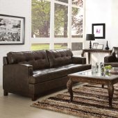 9995 Hodley Sofa by Homelegance in Brown Vinyl w/Options