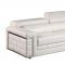 U7940 Sofa in White Bonded Leather by Global w/Options