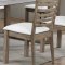 Paulina Dining Set 5Pc 74670 in Rustic Oak by Acme w/Options