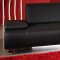 Emotion Sectional Sofa in Black Leather Match by Whiteline