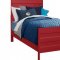 Cruise Kids Bedroom 4Pc Set in Red by Global w/Options