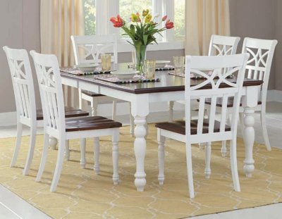 Sanibel 2119W-78 Dining 5Pc Set by Homelegance w/Options