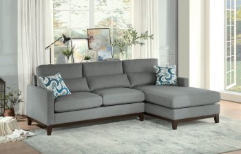 Greerman Sectional Sofa 9890GY in Gray Fabric by Homelegance [HESS-9890GY-Greerman]