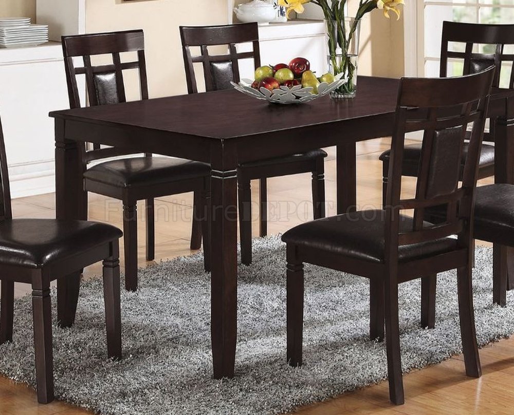 Sonata 7pc Espresso Dining Room Set