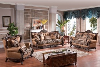 Marine Traditional Sofa in Fabric w/Optional Items [ADS-Marine]