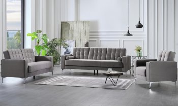 Hemera Vika Gray Sofa Bed by Bellona w/Options [IKSB-Hemera Vika Gray]