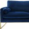 Mila Sofa 678 in Navy Velvet Fabric by Meridian w/Options