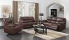 Pearson Power Reclining Sofa & Loveseat - Brown Leather