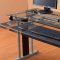 Network 4863 Computer Desk by Homelegance - Metal & Glass