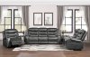 Putnam Power Motion Sofa 9405GY-3PW in Gray by Homelegance