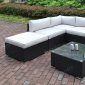 426 Outdoor Patio 6Pc Sectional Sofa Set by Poundex w/Options