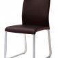 Lenny Dining Chairs Set of 2 Brown, Black or White - Whiteline