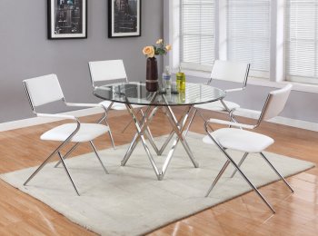 Vivian Dining Table 5Pc Set by Chintaly w/Joyce Chairs [CYDS-Vivian-Joyce]