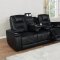 Zane Power Motion Sofa 651301PP Black by Coaster w/Options