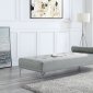 Quenti Sofa Daybed LV00826 in Gray Melange Velvet by Acme