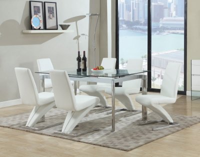 Tara Dining Table 5Pc Set by Chintaly w/Sabrina Chairs