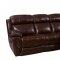 Justine Reclining Sofa CM6784 in Brown Leather Match w/Options