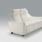 White Full Italian Leather Modern Stylish Sofa w/Optional Items