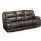 Alden Power Motion Sofa & Loveseat - Dark Grey Leather