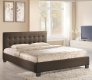 Caitlin Bed in Brown Fabric by Modway