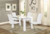 Rohme 7063 Dining Set 5Pc in White by Homelegance