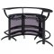 Dallas Home Bar 3Pc Set 182135 in Black by Coaster