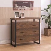 902762 Accent Cabinet in Rustic Amber by Coaster