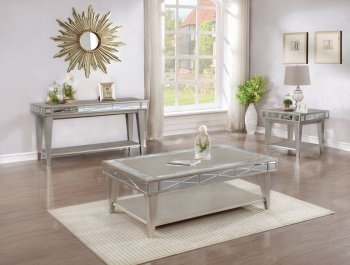 720888 Coffee Table 3Pc Set in Mercury by Coaster w/Options [CRCT-720888]