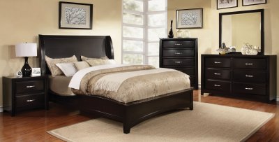 CM7999BK Delphie Bedroom in Black w/Options