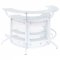 Dallas Home Bar 3Pc Set 182136 in White by Coaster