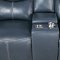 Sloane Motion Sofa 610271 Blue Leatherette by Coaster w/Options