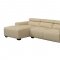 Raina Power Motion Sectional Sofa MNY2793 in Ivory