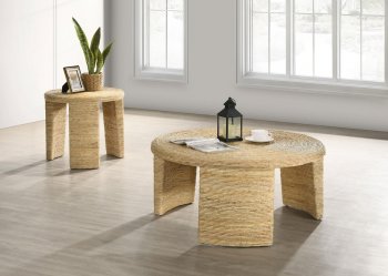 Artina Coffee Table 708508 in Natural by Coaster w/Options [CRCT-708508 Artina]