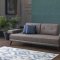 Ornella Vena Gray Sofa Bed in Fabric by Bellona w/Options