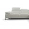 Winner Sectional Sofa in White Leather by J&M