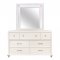 Sofia Bedroom Set 5Pc in Pearl White by Global w/Options