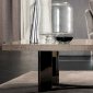 Dune Perla Coffee Table in Glossy Frise Perla by Rossetto