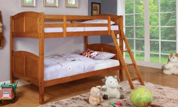 CM-BK903OAK Rexford Twin/Twin Bunk Bed in Oak [FAKB-CM-BK903OAK Rexford]